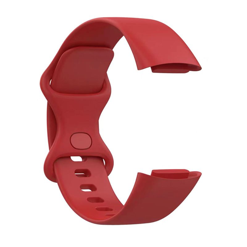 Silicone Strap for Fitbit Charge5(103 145mm)(Red)