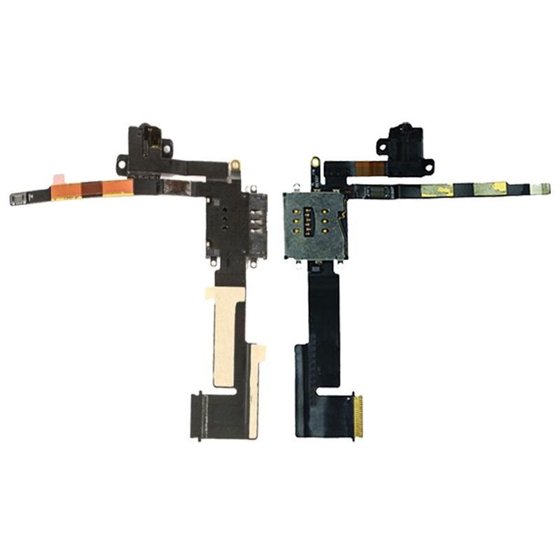 Headphone Jack and Sim Card Holder Flex Cable for iPad 2 (3G)