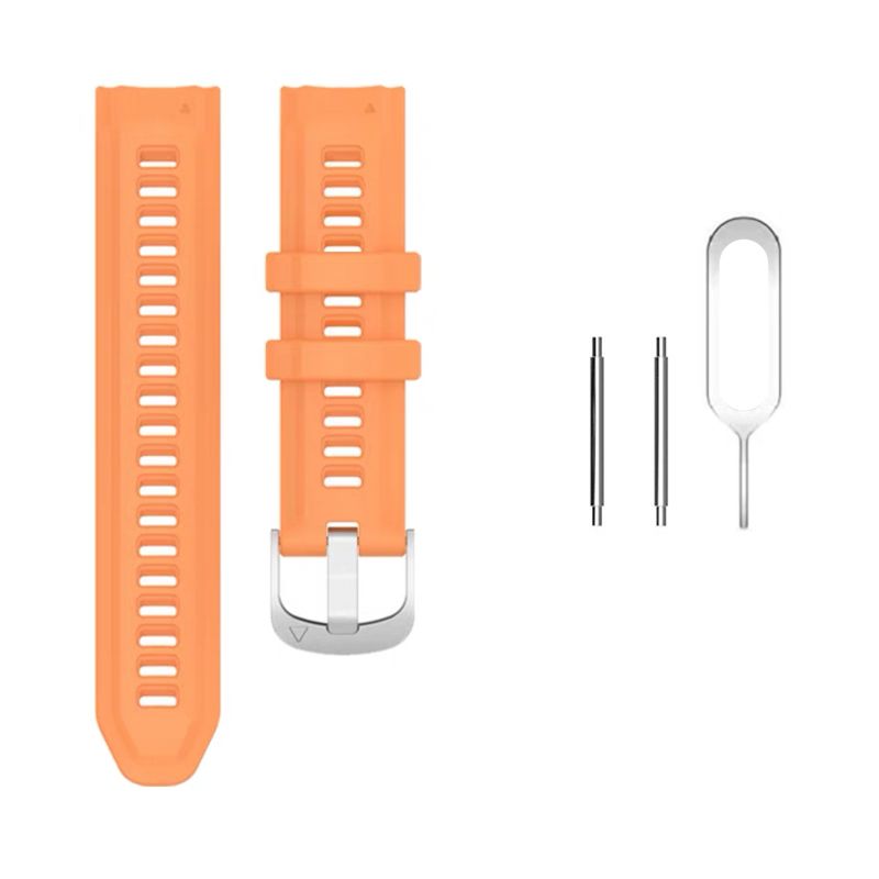 Silicone Strap for Garmin Instinct 2S(Orange)