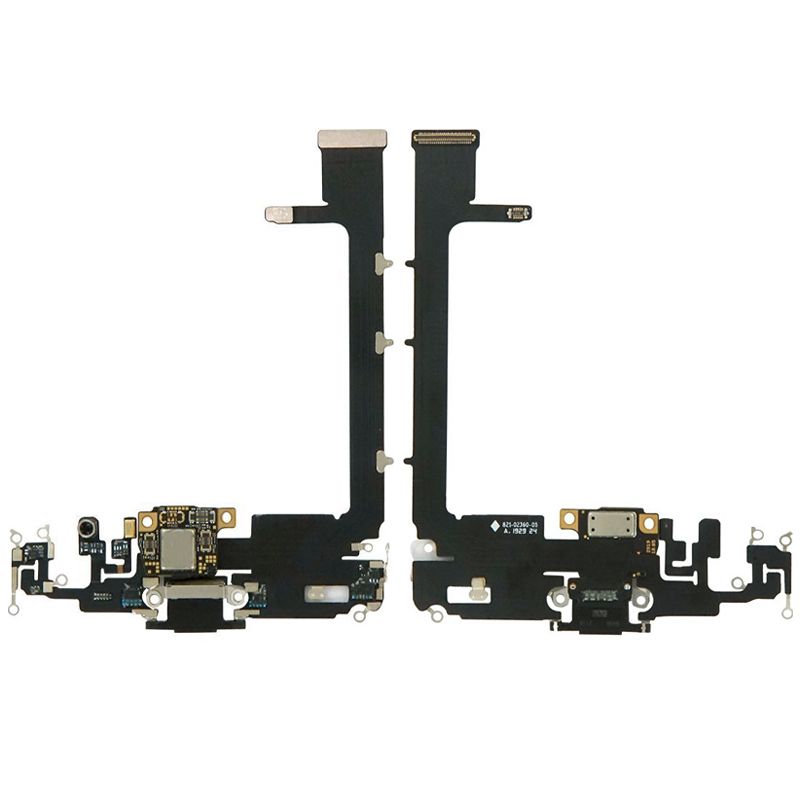 Charging Port Flex Cable With Board for iPhone 11 Pro Max (Gray)