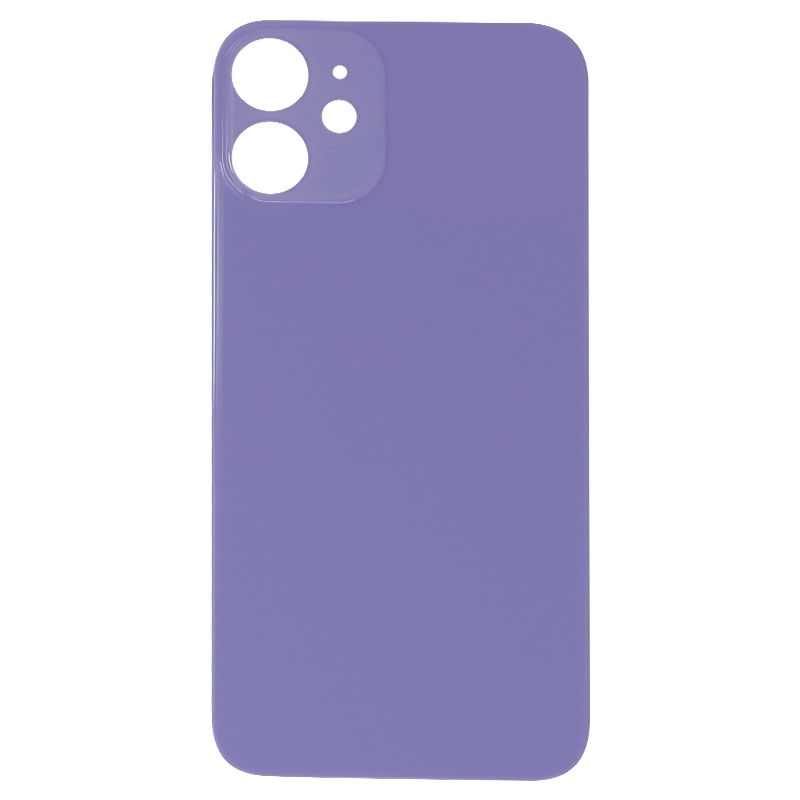 Back Glass Cover for iPhone 12 Mini (for iPhone/Large Camera Hole) - Purple