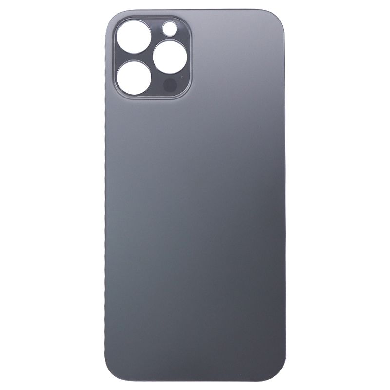 Back Glass Cover for iPhone 12 Pro Max (for iPhone/Large Camera Hole) - Graphite