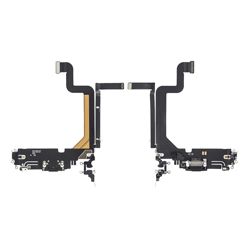 Charging Port Flex Cable for iPhone 14 Pro Max (Black)