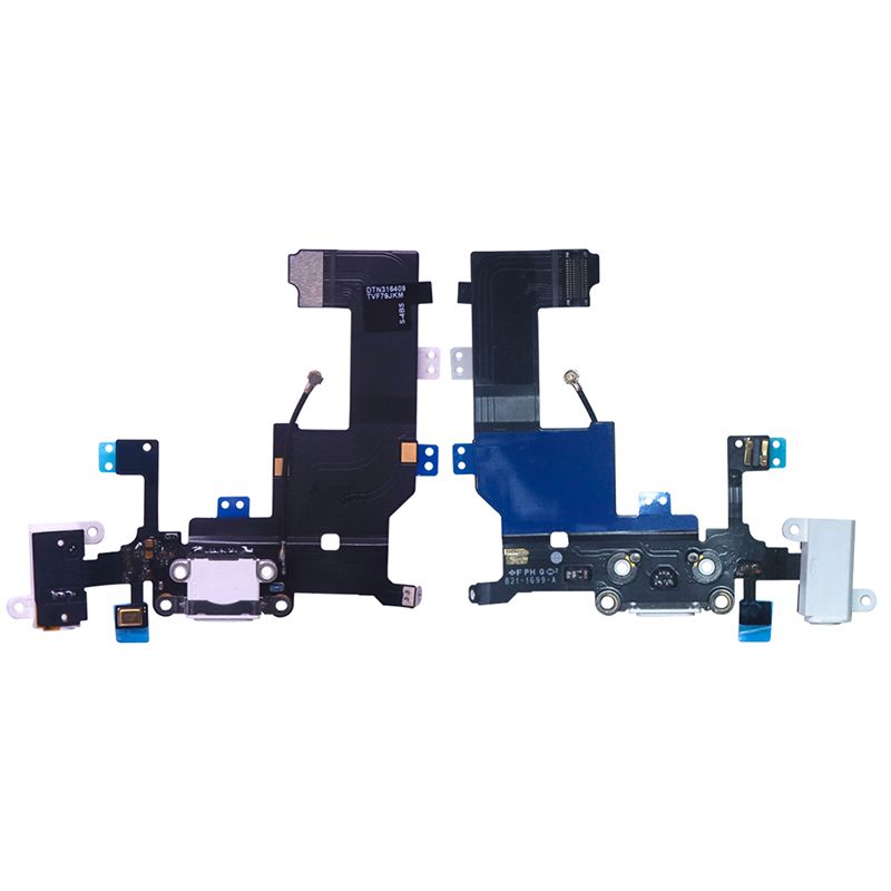 Charging Port Flex Cable for iPhone 5(White)