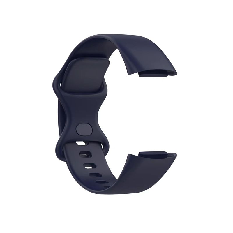 Silicone Strap for Fitbit Charge5 (103 108mm) (Dark Blue)