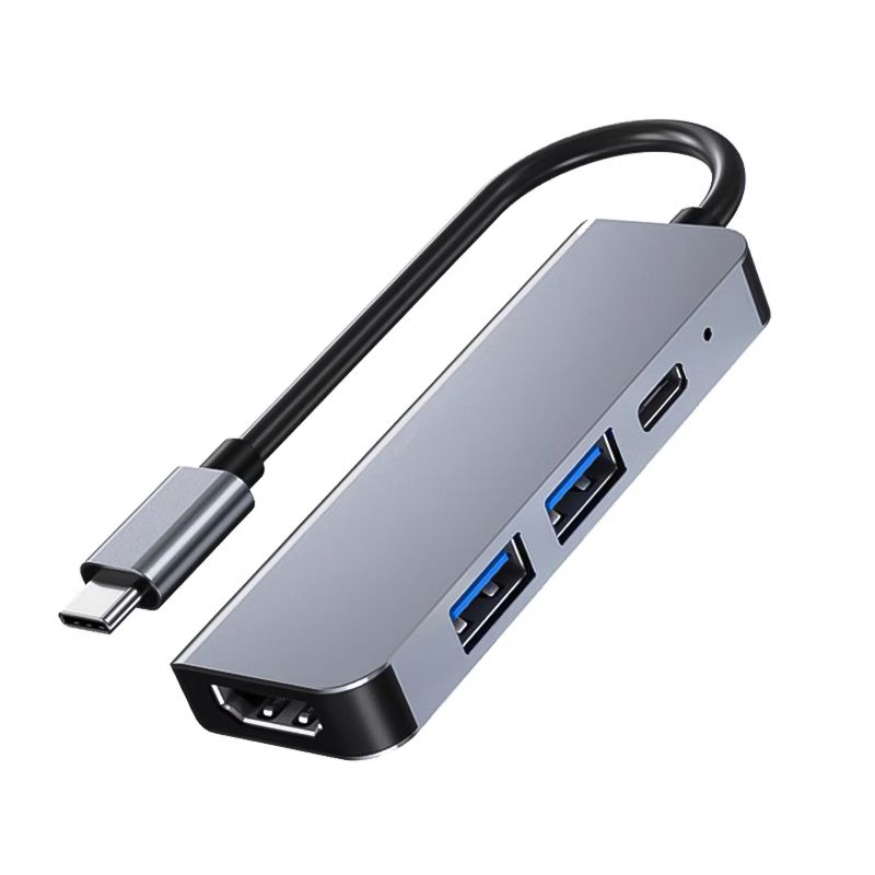 USB C Hub With 4 Port USB 3.0 Hub Splitter(Wide) and 0.65ft Extended Cable