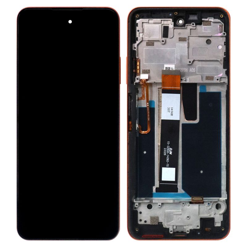 LCD Assembly for Boost Mobile Celero 5G Plus 2024(With Frame)(Orange)