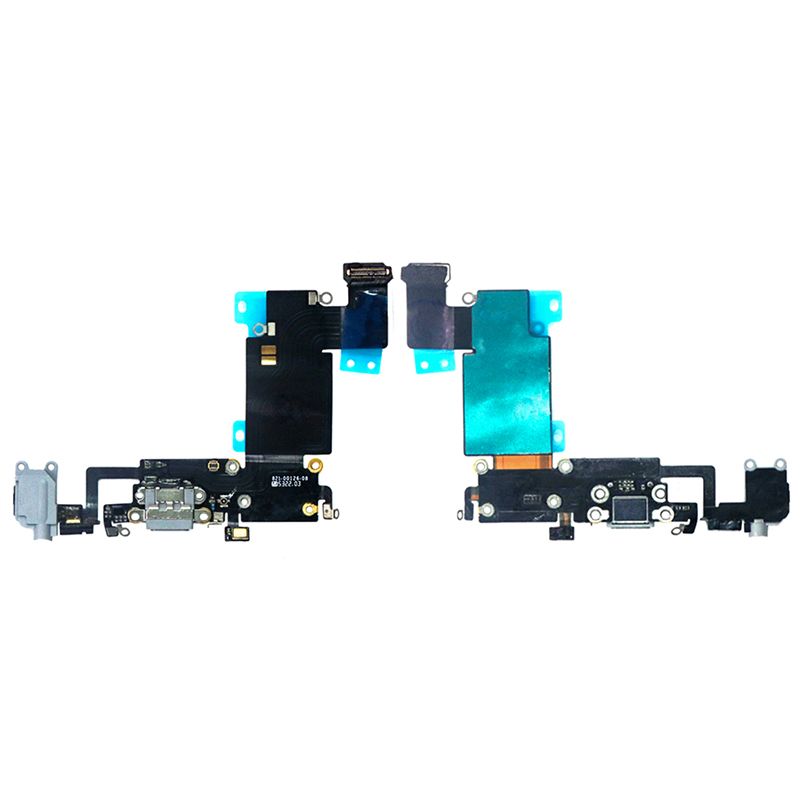 Charging Port Flex Cable(With Mic,Headphone Jack,Antenna) for iPhone 6S Plus(Gray)