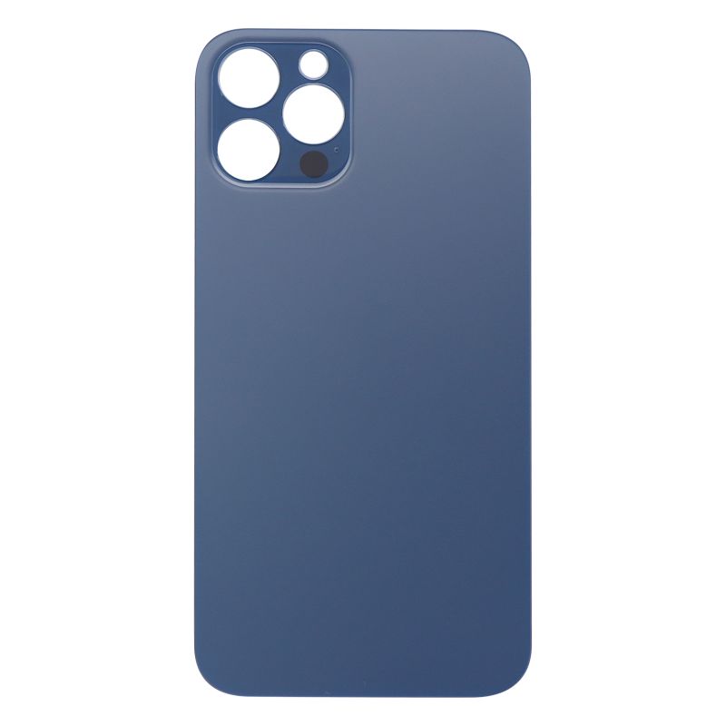 Back Glass Cover for iPhone 12 Pro (for iPhone/Large Camera Hole) - Blue