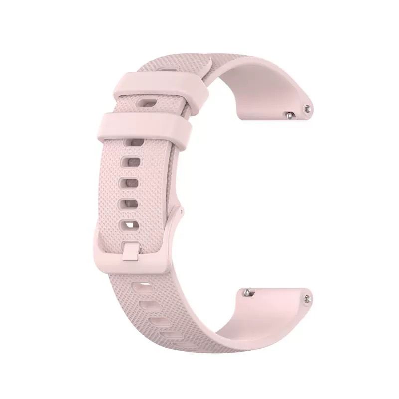 Silicone Strap for Garmin venu/Garmin venu sq/Garmin vivoactive 3 (20MM) (Rose Pink)