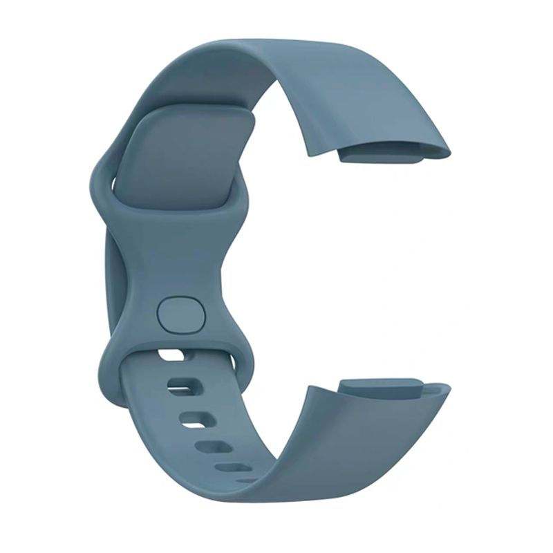 Silicone Strap for Fitbit Charge5(103 145mm)(Official Steel Blue)