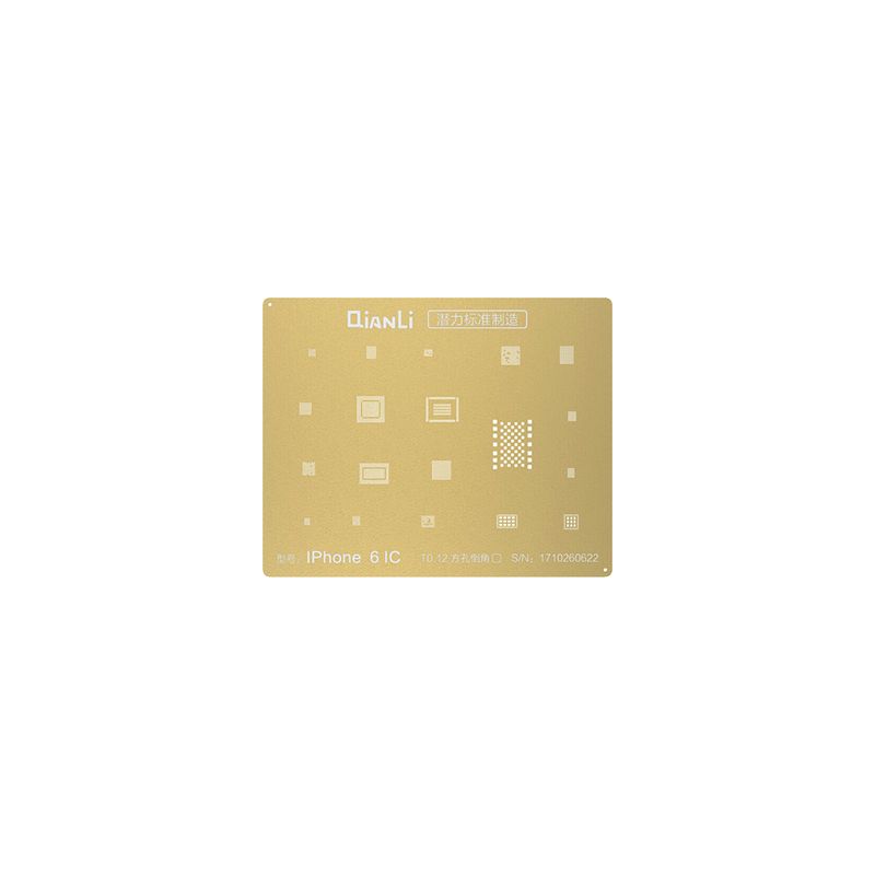 2D Reballing Golden Stencil for iPhone 6/iPhone 6 Plus