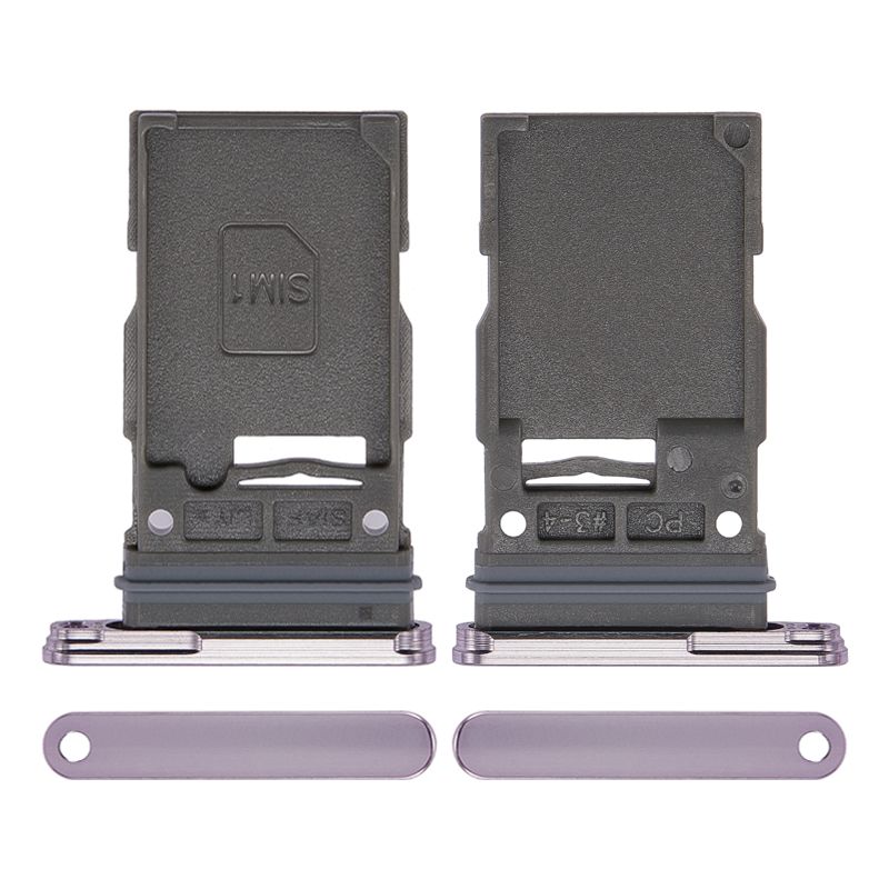 Single Sim Card Tray for Samsung Galaxy S23 / S23 Plus(Purple)