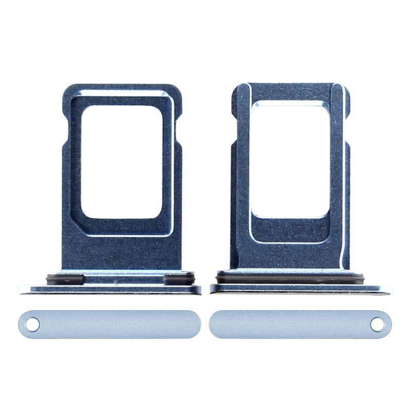 Sim Card Tray with Waterproof Gasket Ring for iPhone XR(Blue)