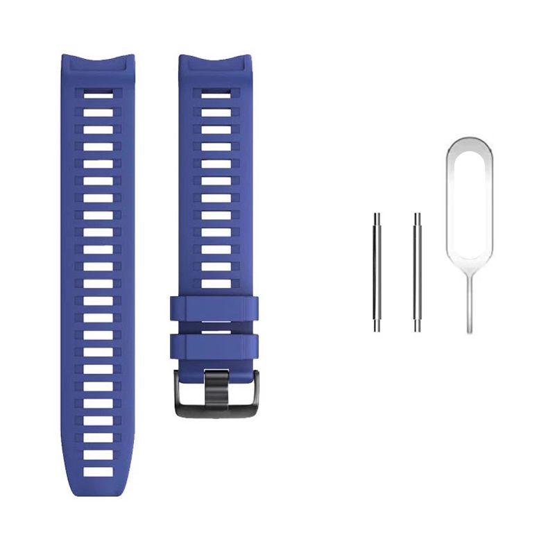 Silicone Strap for Garmin Instinct 2(Deep Blue)