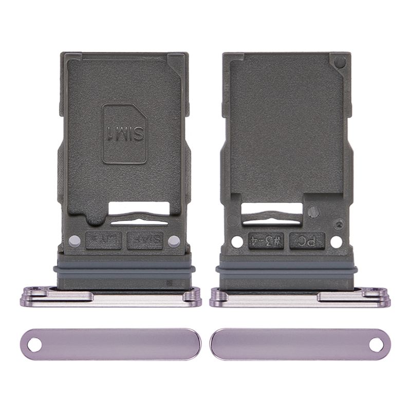 Single Sim Card Tray for Samsung Galaxy S23 Ultra (Purple)