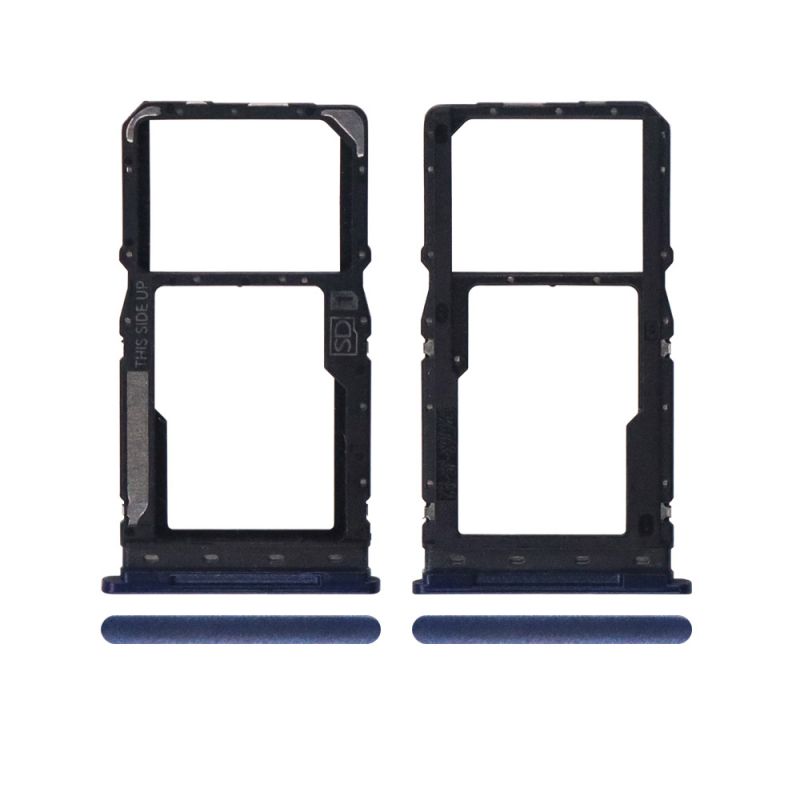 Single Sim Card Tray for Motorola G Play (2023)(Dark Bliue )(US Version)