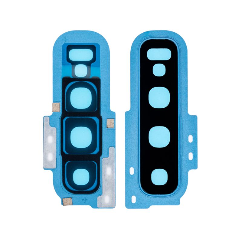 Back Camera Lens with Cover Bezel Ring for Samsung Galaxy S10 (Blue)