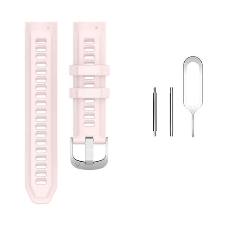 Silicone Strap for Garmin Instinct 2S(Pink)