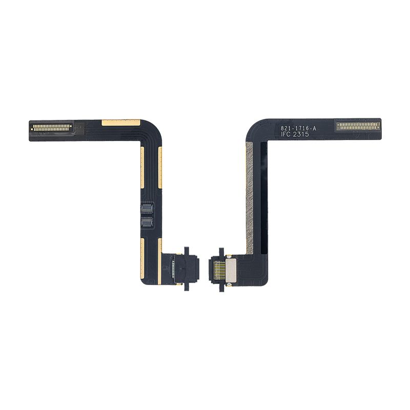 Charging Port Flex Cable for iPad Air 1/iPad 5 (2017)/iPad 6 (2018) (Black)