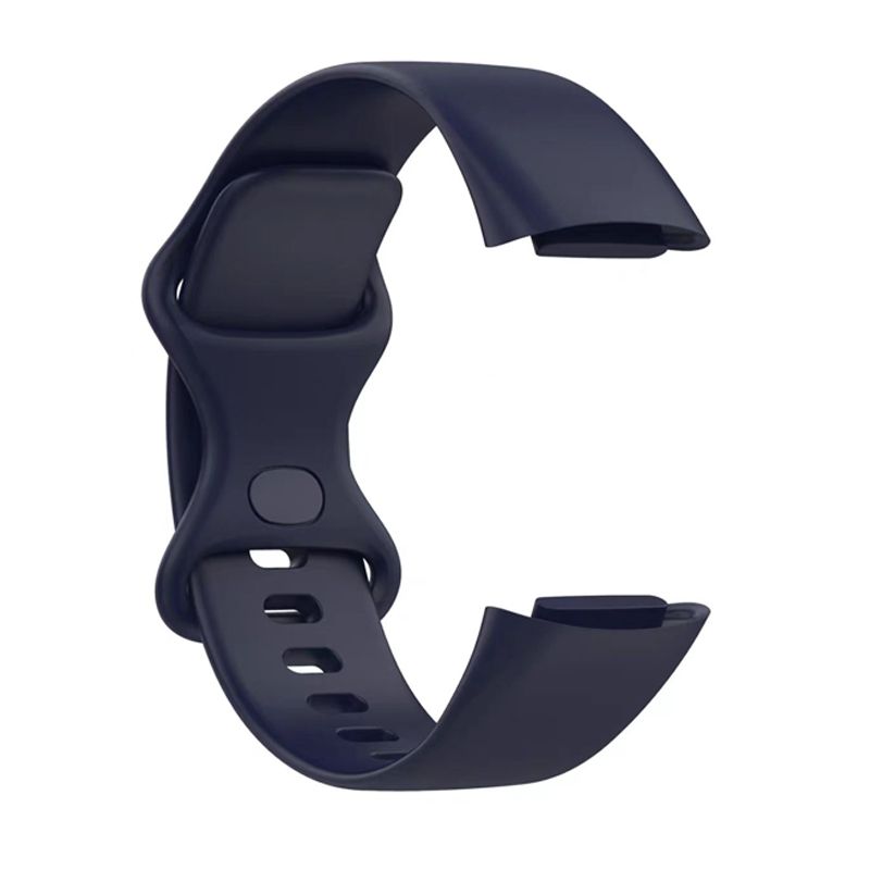 Silicone Strap for Fitbit Charge5(103 145mm)(Dark Blue)