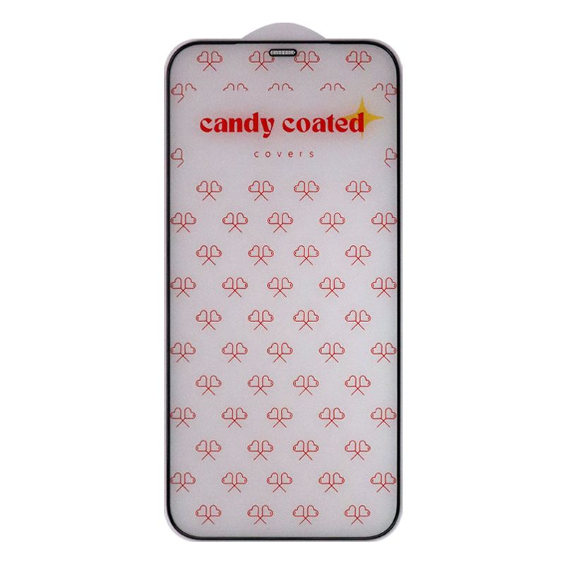 Full Cover Tempered Glass for iPhone 12/12Pro(Corning Glass)(candy coated)