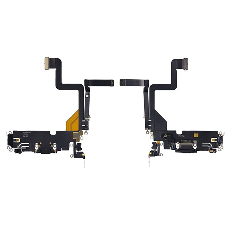 Charging Port Flex Cable for iPhone 14 Pro (Black)