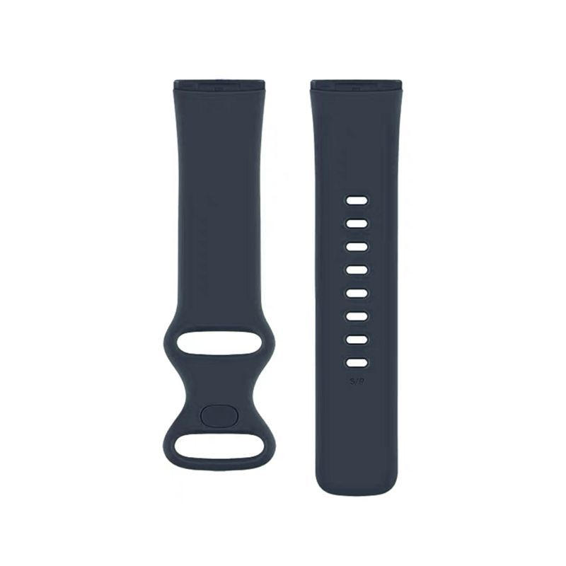 Silicone Strap for Fitbit Versa 3(100 102mm)(Midnight Blue)