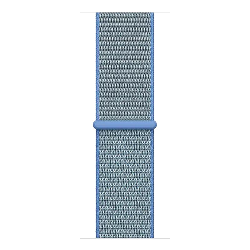 Woven nylon strap for iwatch42/44/45/49mm(Lake Blue)
