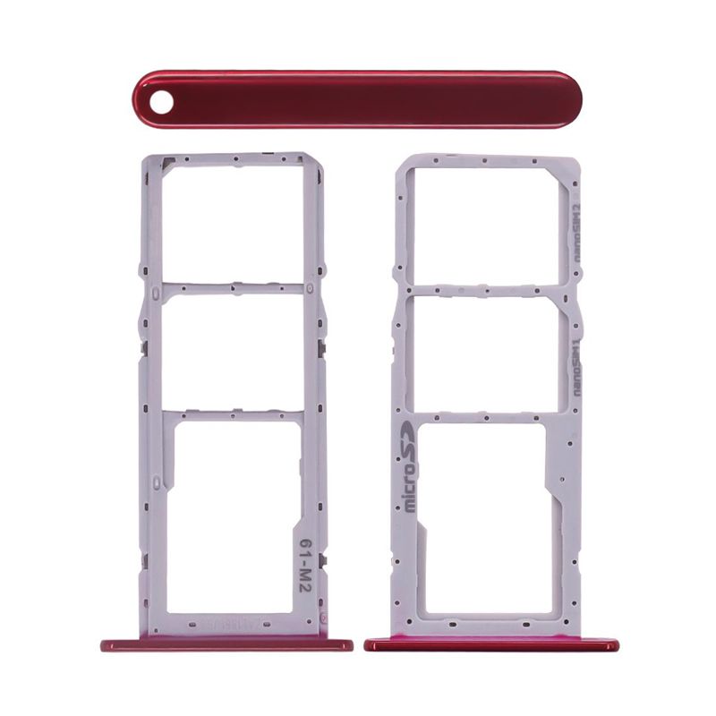 Dual Sim Card Tray for LG K42 (2020) / K52 (2020) / K62 (2020)(Red)