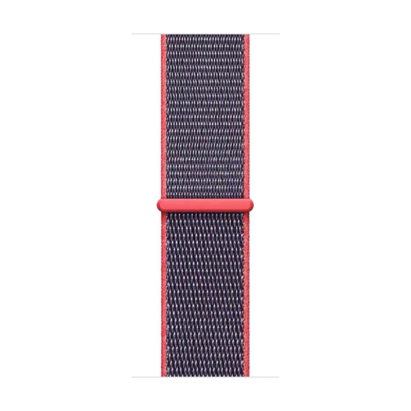 Woven nylon strap for iwatch38/40/41mm(Electric Pink)