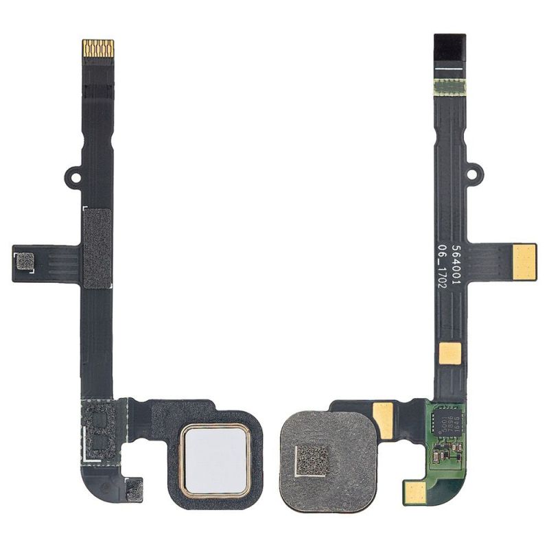 Home Button With Flex Cable for Moto Z Play Droid (XT1635) (White)