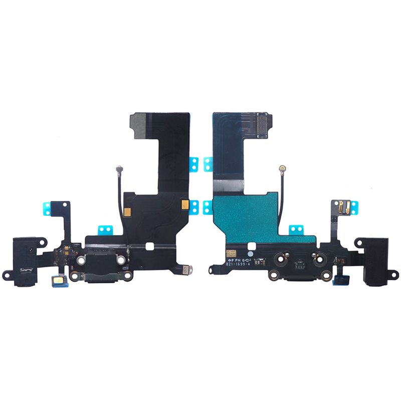 Charging Port Flex Cable for iPhone 5(Black)