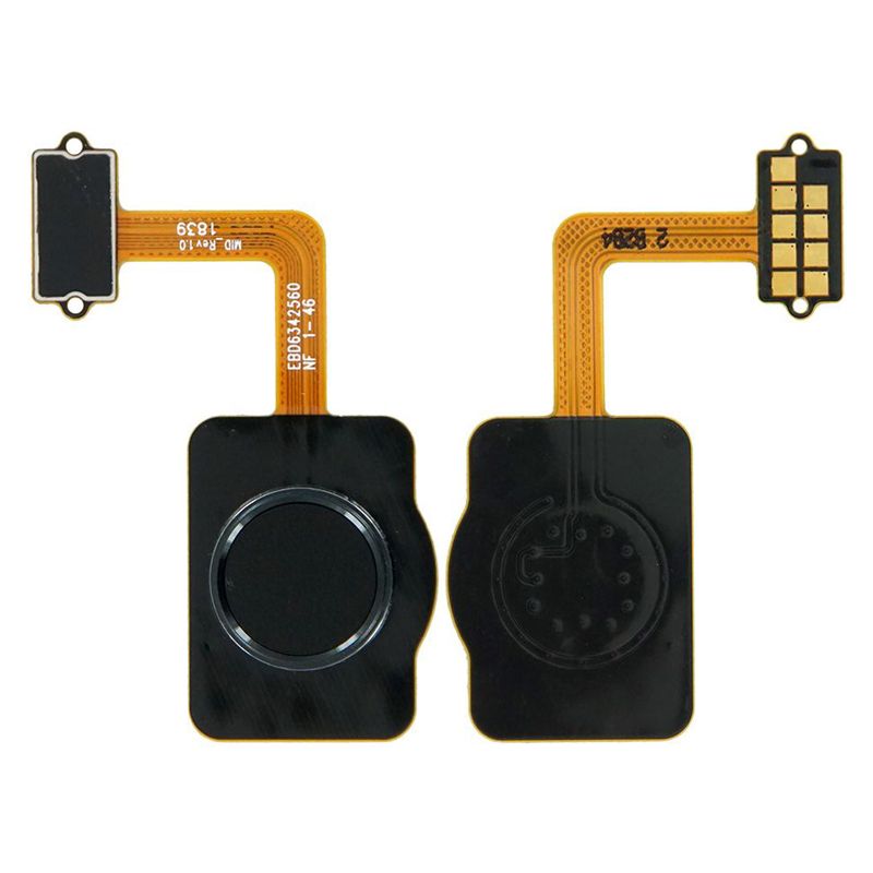 Fingerprint Reader With Flex Cable for LG Q7 Alpha/Q7 Plus (Black)