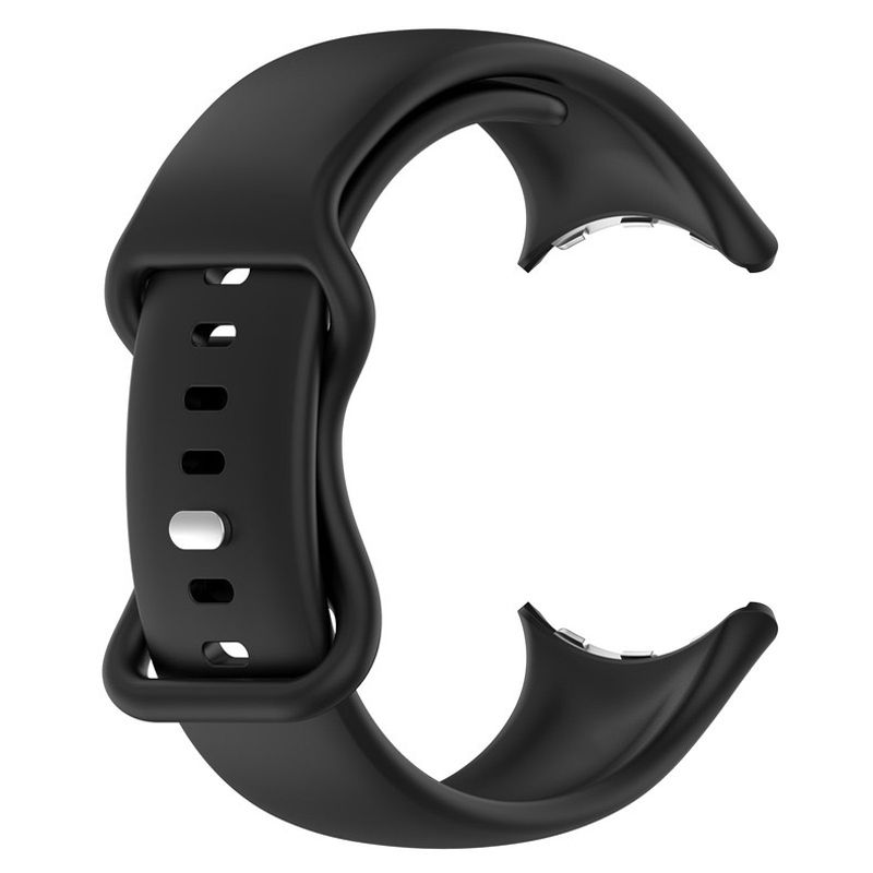 Silicone Strap for Google Pixel Watch/Watch2(Black)