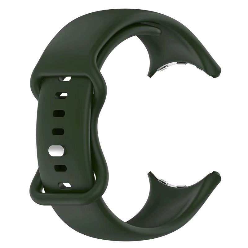 Silicone Strap for Google Pixel Watch/Watch2(Wilderness Green)