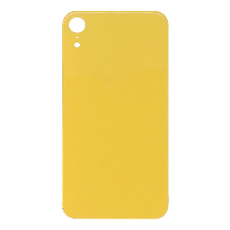 Back Glass Cover for iPhone XR (for iPhone/Large Camera Hole) - Yellow