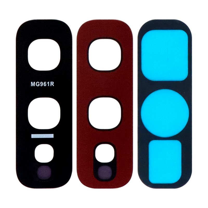 Back Camera Lens (Glass Only) With Adhesive for Samsung Galaxy S10e(Red)