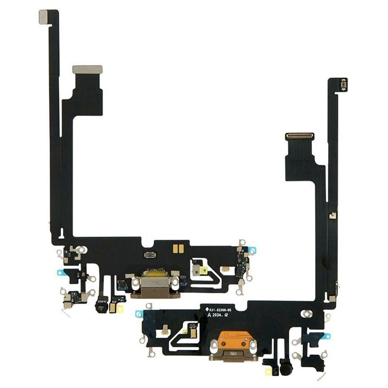 Charging Port Flex Cable for iPhone 12 Pro Max (Gold)