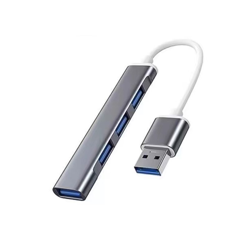 USB 3.0 Hub, 4 Port USB Hub Splitter,Portable USB Adapter (0.65ft)