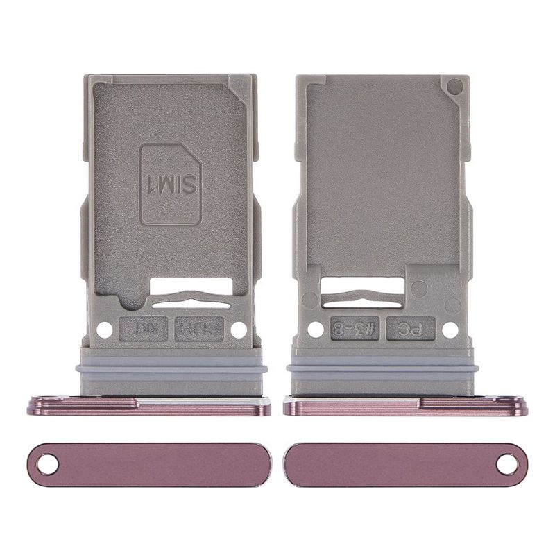 Single Sim Card Tray for Samsung Galaxy S22 Ultra (Purple)