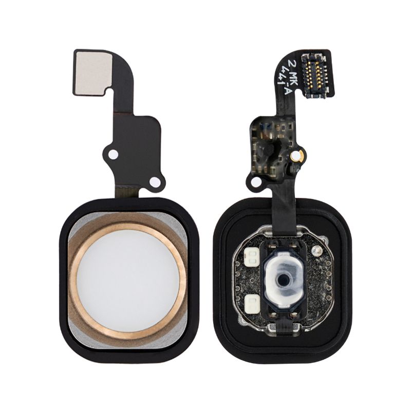 Home Button with Flex Cable for iPhone 6/6 Plus(Gold)