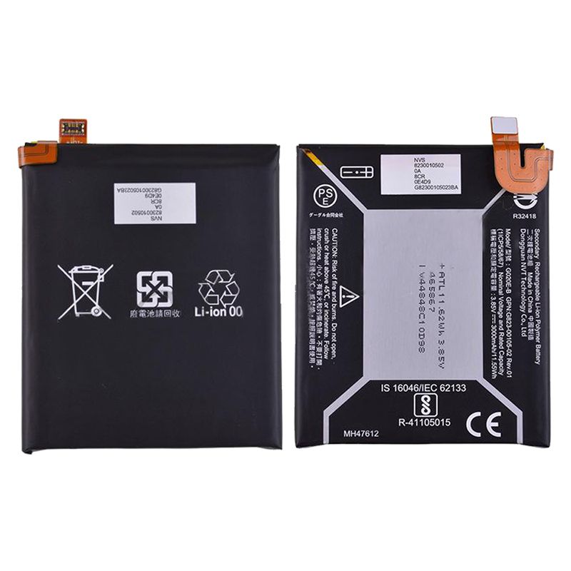 Battery for Google Pixel 3a (G020E-B)(3.85V 3000mAh)