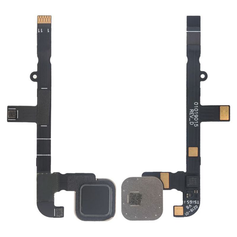Home Button With Flex Cable for Moto Z Play Droid (XT1635) (Black)