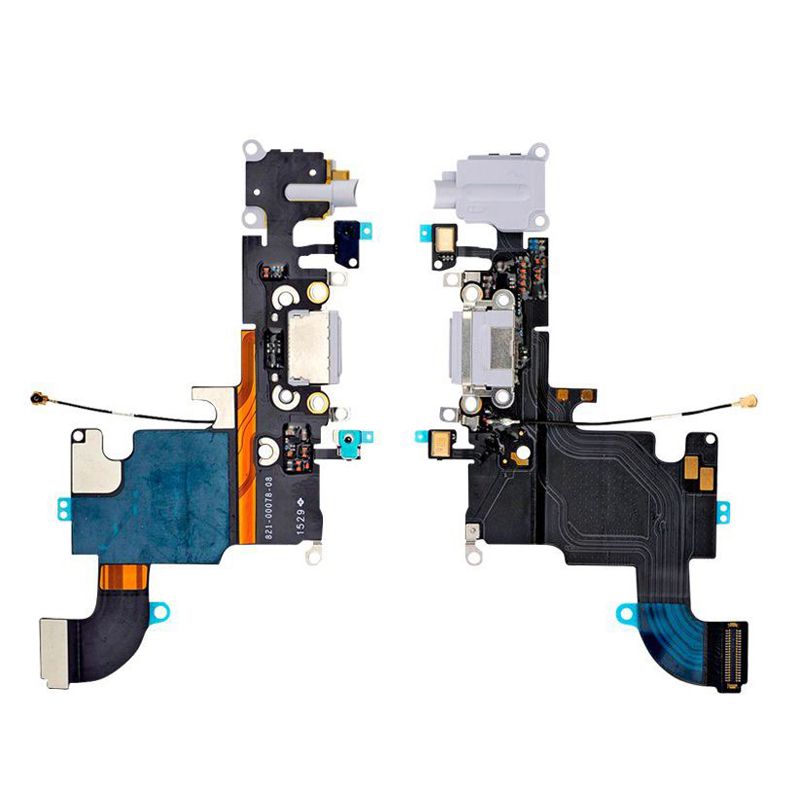 Charging Port Flex Cable(With Mic,Headphone Jack,Antenna) for iPhone 6S(Dark Gray)