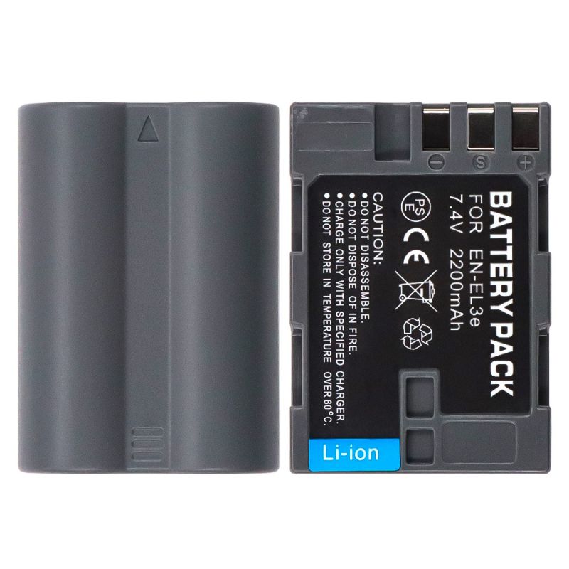 Battery for Nikon Cameras (EN-EL3E)(7.4V 2200mAh)