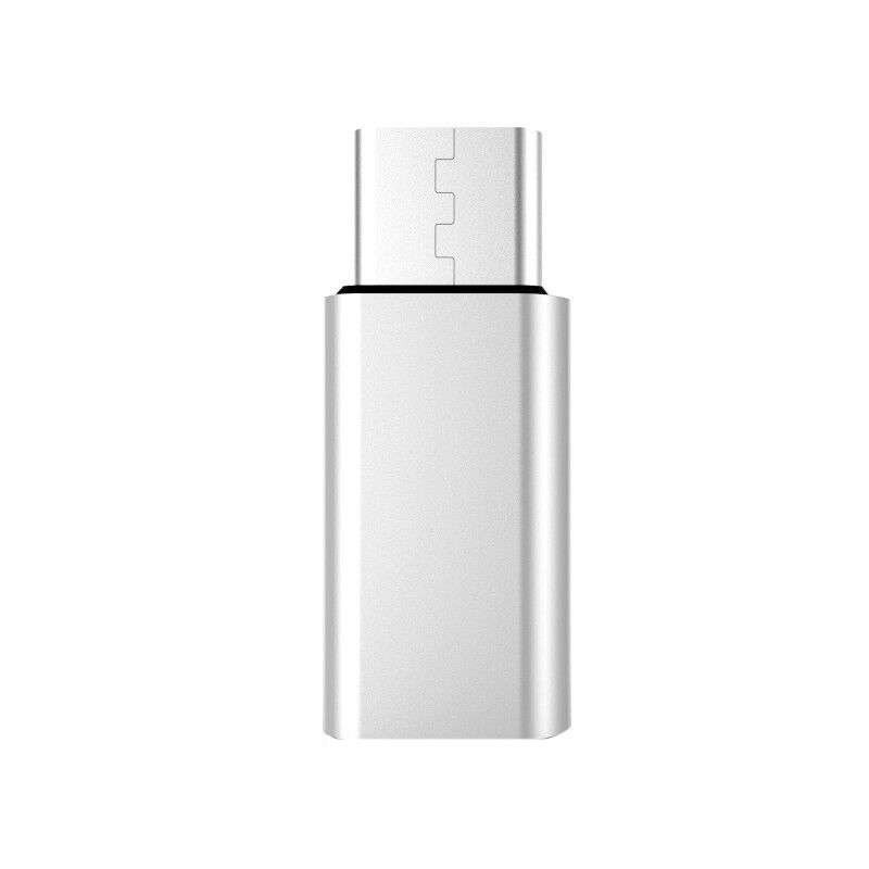 USB C Female to Micro USB Male Adapter (Aluminum)