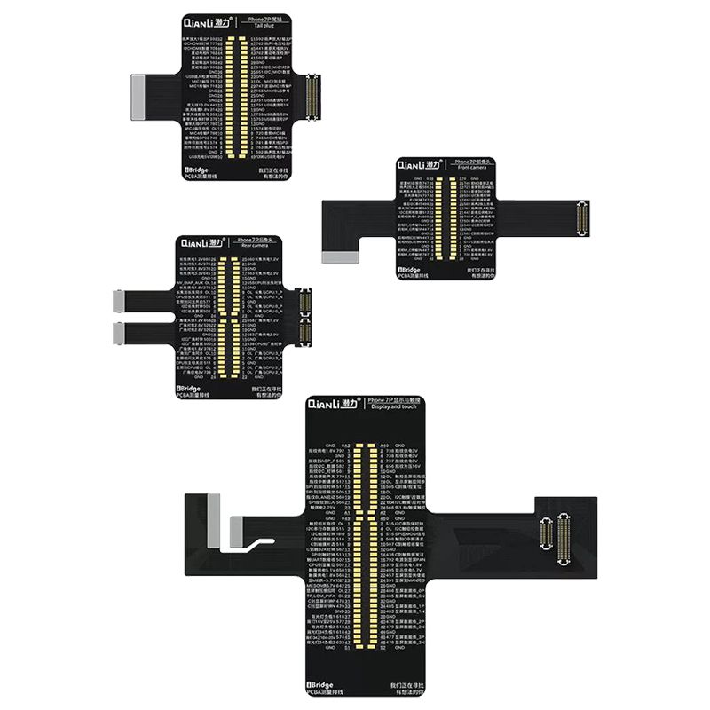 iBridge PCBA Testing Cable for Front Camera/Rear Camera/Dock Connector and Touch for iPhone 7 Plus