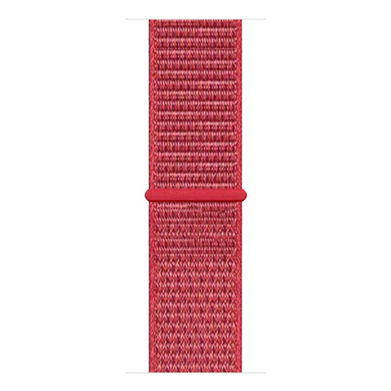 Woven nylon strap for iwatch42/44/45/49mm(Red)