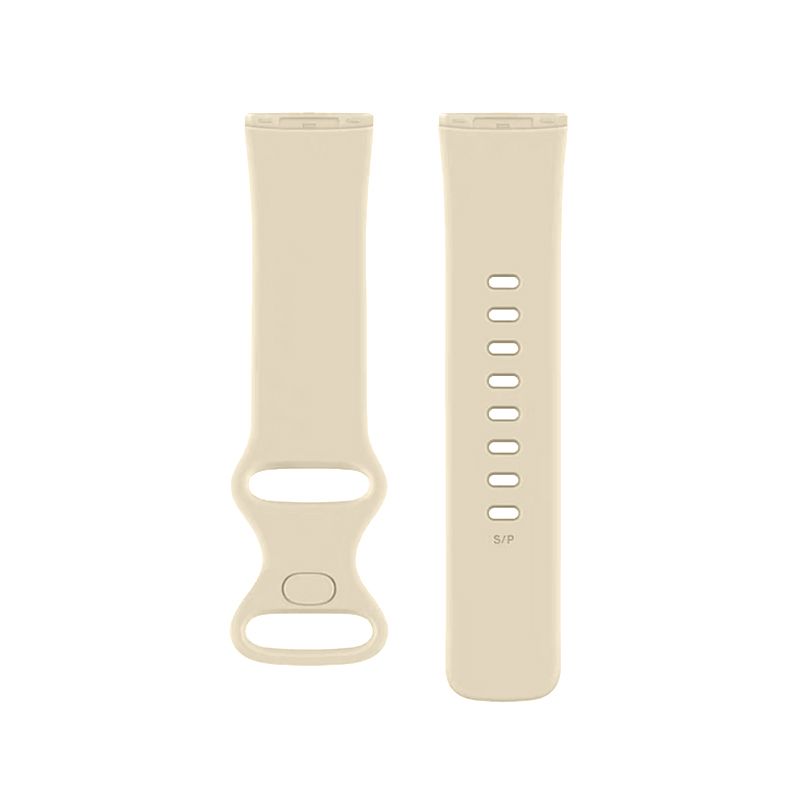 Silicone Strap for Fitbit Versa 3 (100 102mm)(Antique White)